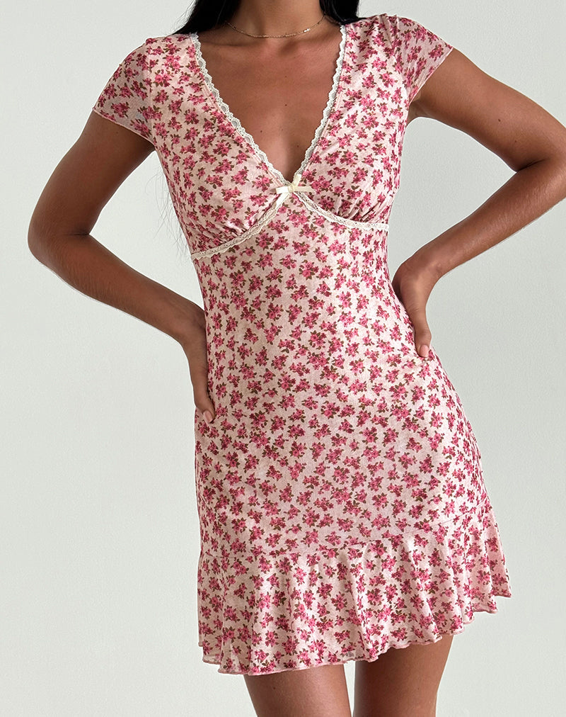 GINEVRA DRESS LACE GARDENIA ROMANTIC