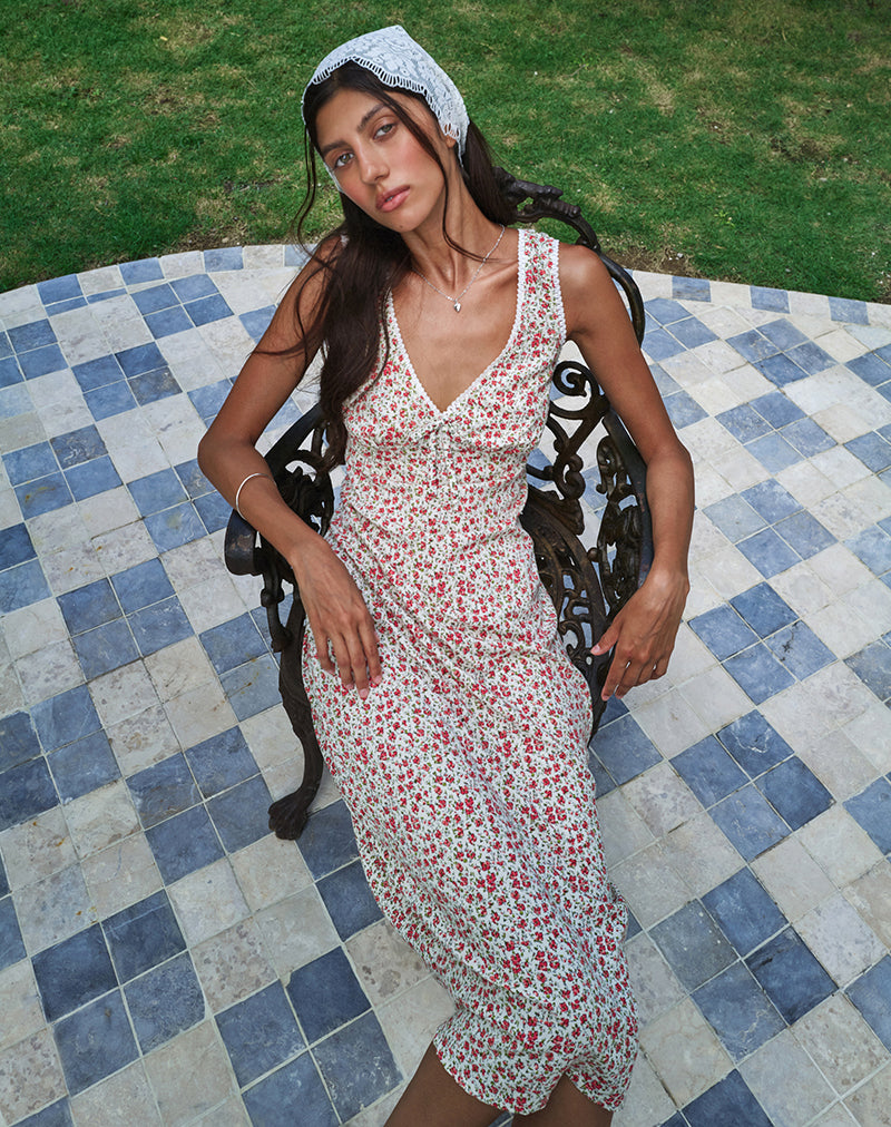LAVISHA MIDI DRESS PRETTY DITSY