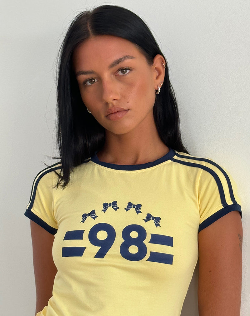 SALDA TOP LEMONADE NAVY BIND 98