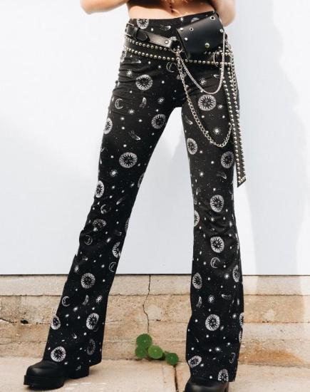 Jeevan Trouser in Small Celestial Black X Princess Polly