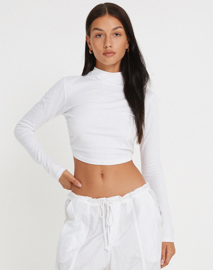 Quelia Crop Top in White