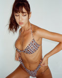 image of Laufey Bikini Top in 90's Geo Brown