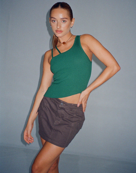 image of Lanica Top in Forest Green