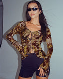 image of Sansa Cardi in Butterfly Gold