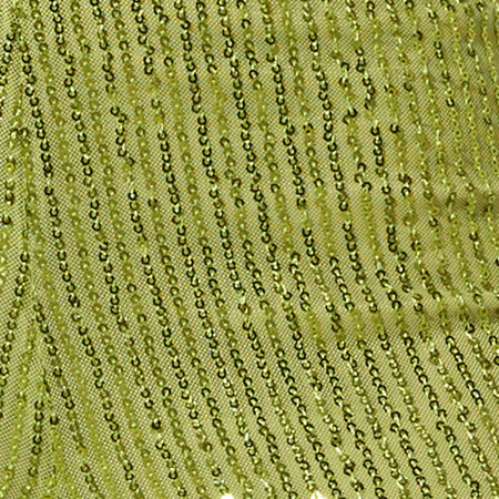 Sanju Trouser in Drape Sequin Lime Green