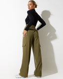 image of Abba Trouser in Cargo Pocket Olive