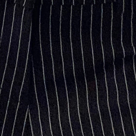 Abba Low Rise Trouser in Black Pinstripe Tailoring