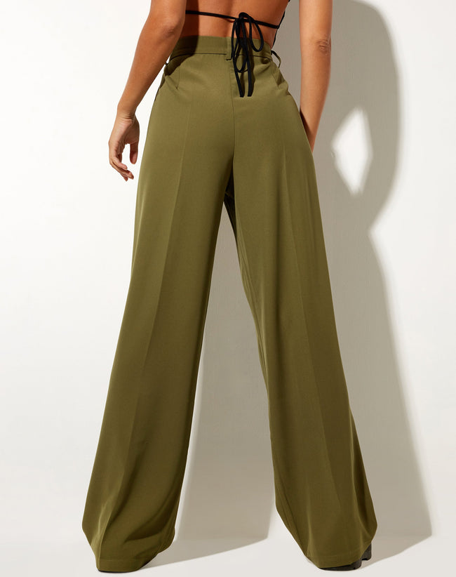 Image of Abba Trouser in Tailoring Khaki