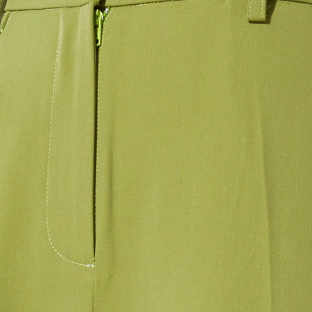 Abba Straight Leg Trouser in Tailoring Apple Green