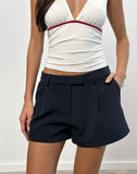 Image of Palis Tailored Shorts in Navy