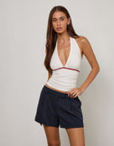 Image of Palis Tailored Shorts in Navy
