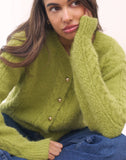 Image of Aceso Cardigan in Bright Chartreuse