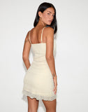 Image of Akaira Mini Dress in Sequin Mesh Ivory