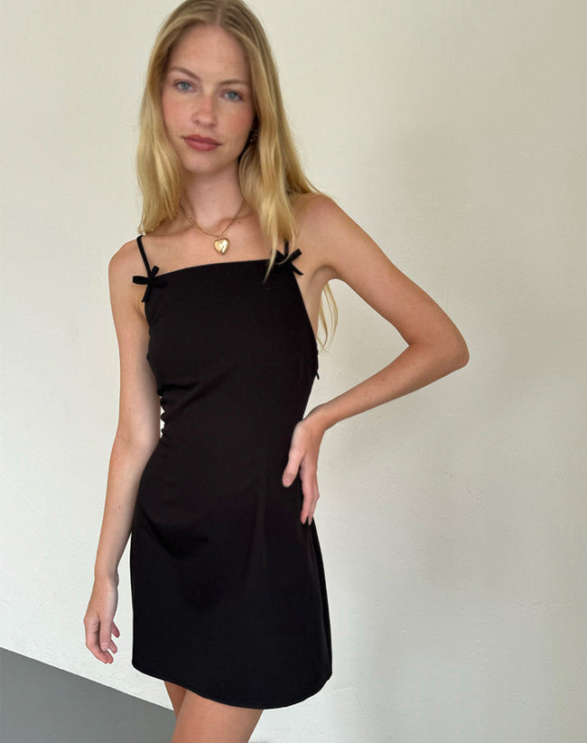 Image of Aketi Mini Dress in Black