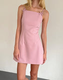 image of Aketi Mini Dress in Dusky Pink