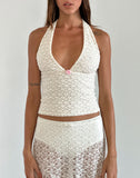 Image of Aksa Top in Canina Lace Ivory