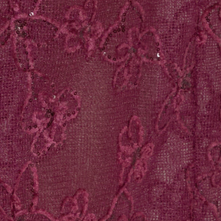 Alphia Maxi Skirt in Sequin Knit Burgundy
