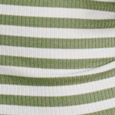 Amabon Top in Sage Green Stripe