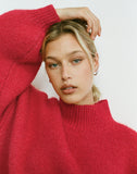 Image of Amato Oversized Jumper in Red