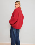 Image of Amato Oversized Jumper in Red