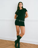 Image of Amelina Backless Mini Dress in Black