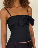 Image of Antlia Bow Cami Top in Tailoring Black