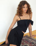 Image of Antlia Bow Cami Top in Tailoring Black