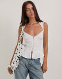 Image of Arata Top in Poplin White