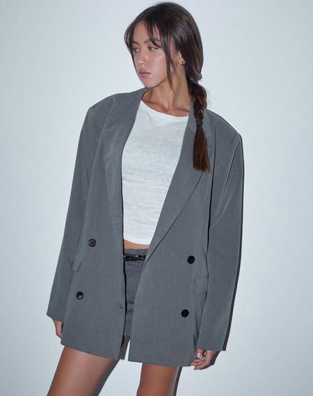 Binaiya Oversized Blazer in Grey