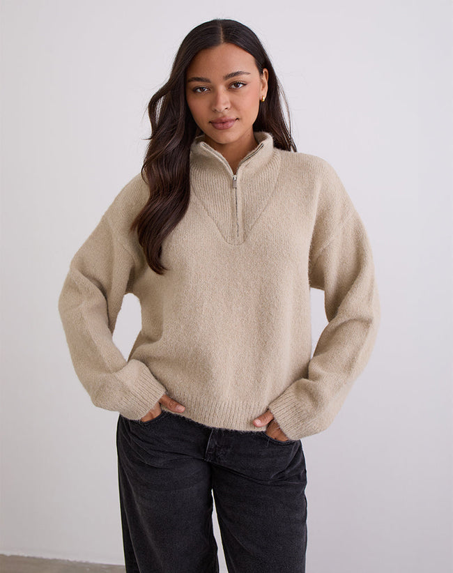 Image of Atine Jumper in Oatmeal