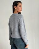 Image of Aura Cardigan in Dusty Grey