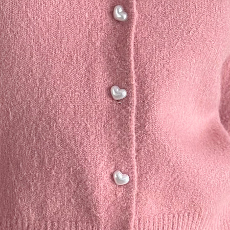 Aura Cardigan in Dusty Pink