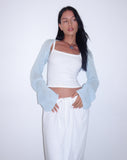 Image of Nobila Shrug Top in Baby Blue