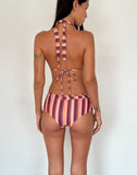 Image of Avi Swim Shorts in Vertical Mix Stripe