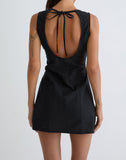 Image of Ayana Backless Mini Dress in Black