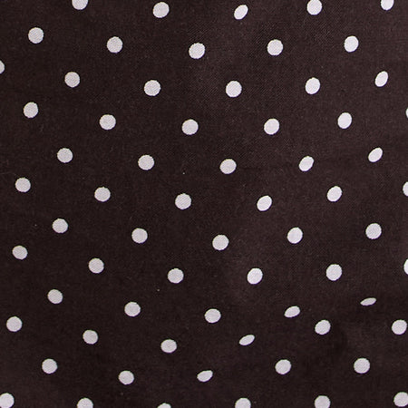 Ayana Open Back Mini Dress in Medium Polka Brown