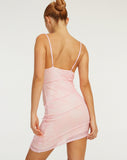 image of Batavia Mini Dress in Blurred Orchid Pink