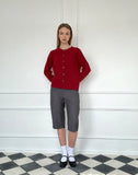 Image of Bavana Cardigan in Deep Red