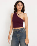 Image of Bay One Shoulder Top in Fig