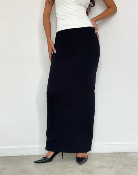 Image of Tsuna Maxi Skirt in Black