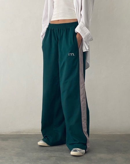 Loose Jogger in Ecru with Motel Cashmere Embroidery