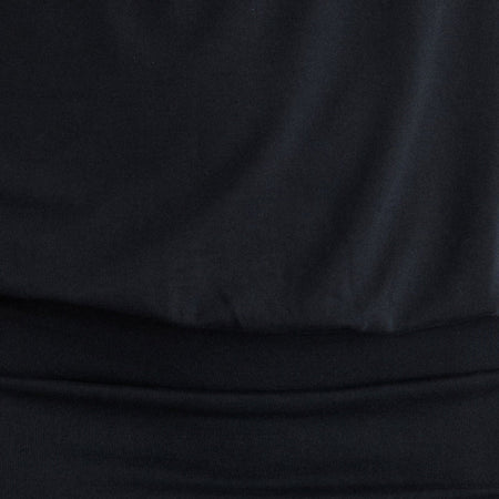 Belia Cinched Waist Mini Dress in Black