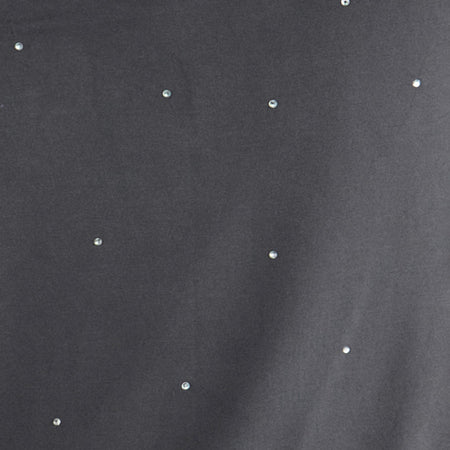 Belia Bandeau Mini Dress in Diamante Dark Grey