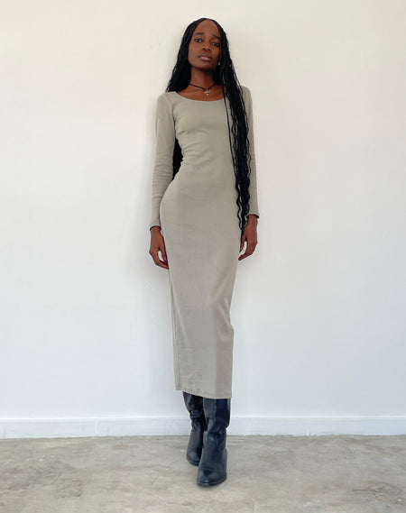 Quala Midi Dress in Olive