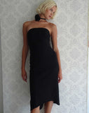 image of Bellini Bandeau Midi Dress in Black