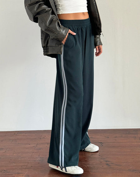 Lirura Wide Leg Trouser in Brandy Check