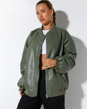 image of Benta Jacket in PU Olive