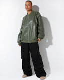 image of Benta Jacket in PU Olive