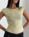 Image of Bentley Top in Yellow Shimmer