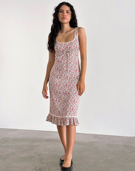 Image of Bila Midi Dress in Pretty Ditsy